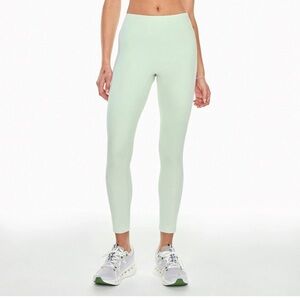 Bandier Bella Bonded Women's workout Leggings in Aqua Glass